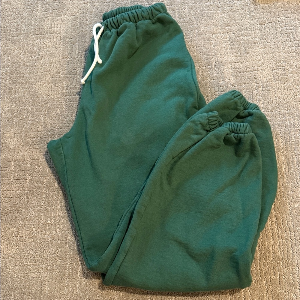 Heavy Manners Green Jogger sweatpants
